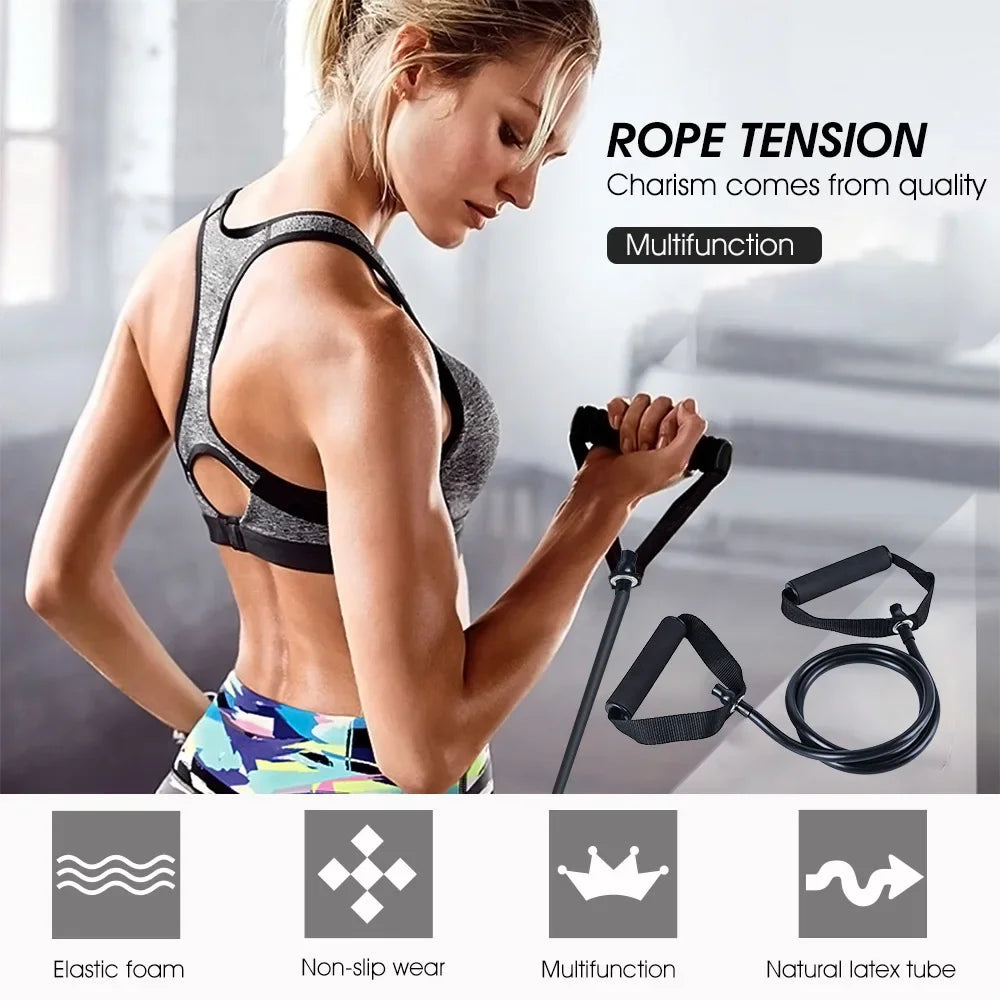 Bands with Handles Strength Training
