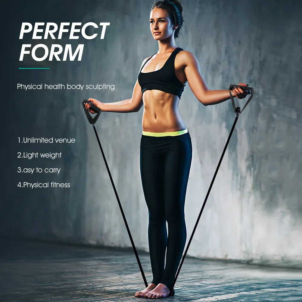 Bands with Handles Strength Training