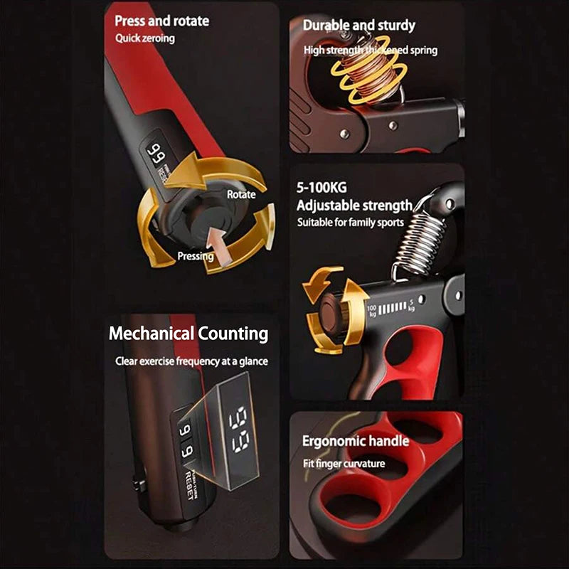 Grip Hand Strengthener Adjustable